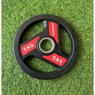 KINGBOX 50mm rubber-coated cast iron dumbbells and dumbbells - 5kg/wheel dumbbell dumbbell weights