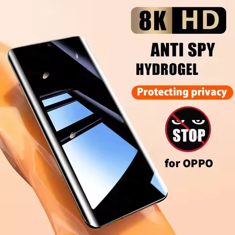 Privacy Hydrogel Film For OPPO Reno 5 lite 5Z 5K 5F 4 SE 4Z 5G 4F 3 pro plus Z 2 2Z 2F 10X ZOOM A ph
