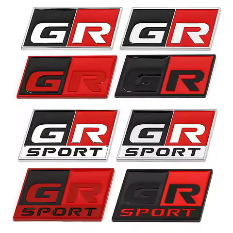Car Sticker GR Sport Logo Decal Front Hood Grille for Toyota HV YARiS GRMN RZ RC RS Prius GR Sport L