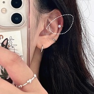 Colorful Opal◆Mini Ear Bone Earrings 925 Sterling Silver Opal Stone Small Ear Buckle Cartilage Earri