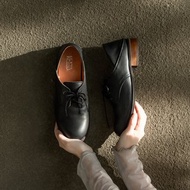 第二代 寬楦後踩德比真皮鞋 | 黑 | 台灣手工鞋MIT