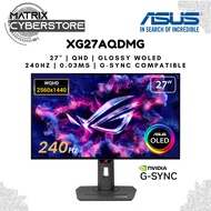ASUS ROG Strix OLED XG27AQDMG Gaming Monitor - 27", 1440p Glossy WOLED, 240Hz, 0.03ms, G-Sync Compat