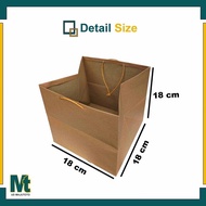 Paper Bag R8 Size 18x18x18 Cm (12 PCS PACKAGE) Paper Bag/ Gift Bag/ Souvenir Bag/