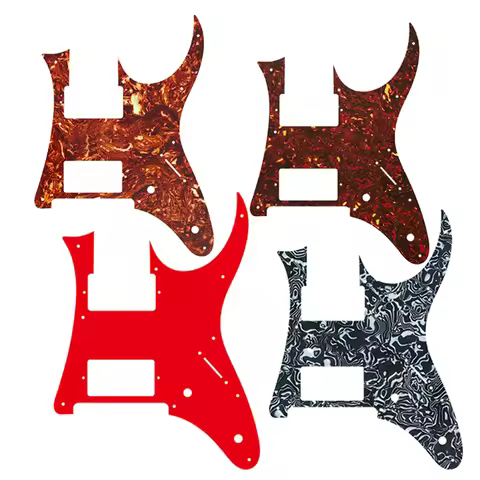 Pleroo Custom Electric Guitar Parts - For MIJ Ibanez RG 3550 MZ Guitar Pickguard HH Humbucker Pickup