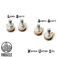 Short & Long Shaft Bass Guitar Potentiometer A500K B500K