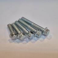 MESIN SALES [50PCS PACKAGE] Flange 6 x 75Bolt 6 x 75 Engine Block Bolt/ Block Bolt/
