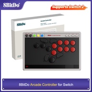 8BitDo Arcade Controller Wired, Wireless Bluetooth, 2.4G, Low-profile Mechanical Switches For Ninten