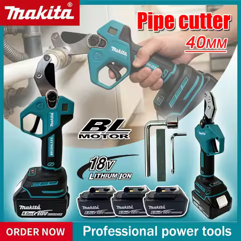 Makita Pipe Cutter with Digital Display Brushless Cordless Pipe Cutter 40mm, Digital Display For Cle