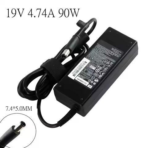 19V 4.74A 90W 7.4*5.0mm Laptop Adapter Charger For HP Probook 4440s 4535s 4530S 4540S 6470b 6475b 65