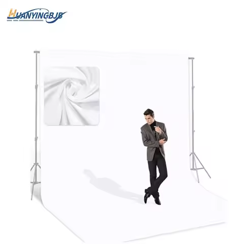 White Solid Color Backdrop Screen Photographic Background Cloth Muslin Cotton Chroma Key For Photo S