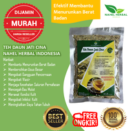 Obat Diet Detox Herbal Super Ampuh BPOM Tanpa Olahraga Teh Pelangsing Nahel Daun Jati Cina 40g Halal