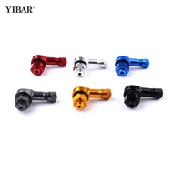 【YF】 1Pc Motorcycle Rim Tire Accessories Wheels Spare Parts Metal Valve Elbow 90 Degree Angle Motorbike Wheel Stems Part