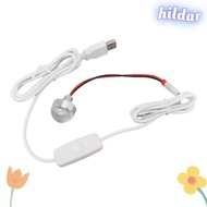 HILDAR LED Spotlight, 5V USB Powered Stepless Dimming Spotlight, Portable Dimmable Breathing Mode an