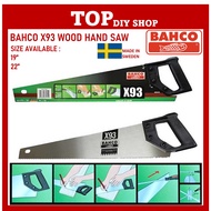 BAHCO X93 Handsaw Made In Sweden/ 19” / 22" BAHCO X93/ 19” Handsaw/ Panel Saw/ Gergaji
