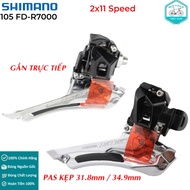 SHIMANO 105 FD R7000 2x11 Speed Bicycle Front Derailleur – Genuine, Smooth Speed Transfer