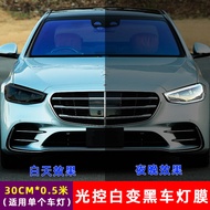 Car Lamp Film TPU Photosensitive a Color-Changing Lamp Film Headlight Blackened Light Control Film T