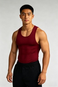 2026 NEW Gymshark Summer Mens Vest Muscle Sports Fitness Foundation Elastic Thread Knitted Sleeveles