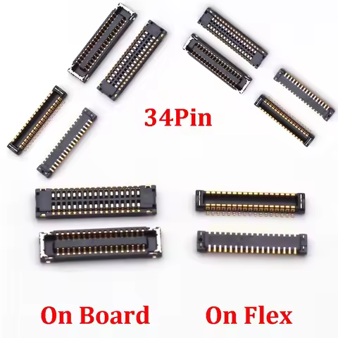 2pcs 34Pin LCD Display Screen For Huawei Enjoy 10E/9 Plus/8A Pro/9A/9E/9S Nova 4 4E 7 SE/5T Honor 10