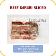 Daging Sapi Shortplate Slice 500 Gr Be Karubi Teriyaki Halal Btbthaha