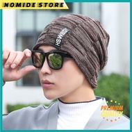 KUPLUK PRIA RAJUT DISTRO MODEL HSWBOY BEANIE HAT MUSIM DINGIN HIKING NAIK GUNUNG - KPE