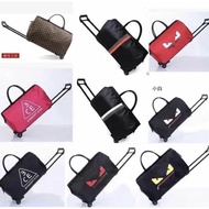 Travel Bag Pulled Many Pictures