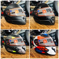 MT Helmet Atom SV Flip Up Fullface Modular Double Visor Helmet Imported From Spain