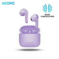 Acome Headset Earphone Bluetooth 5.3 ENC Call Noise Reduction Garansi