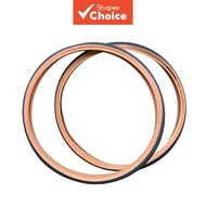 700inches Gravel Bike Tyre, Cross country Road Bicycle Brown edge Tire, 700X32C/35C/38C/40C Retro Ou