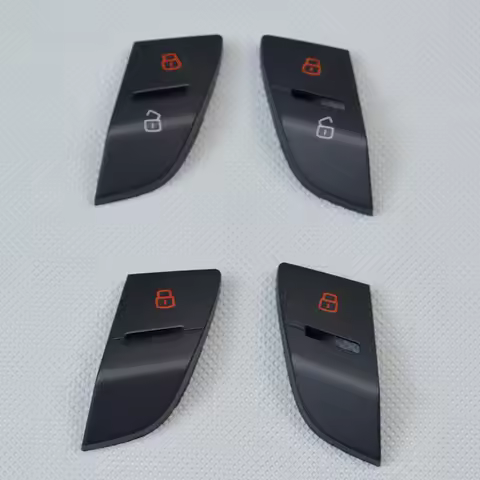 1Pcs For Audi Q7 2007-2015 Door Lock Switch Button Cover Front or Rear Or Left Right [ Sold separate