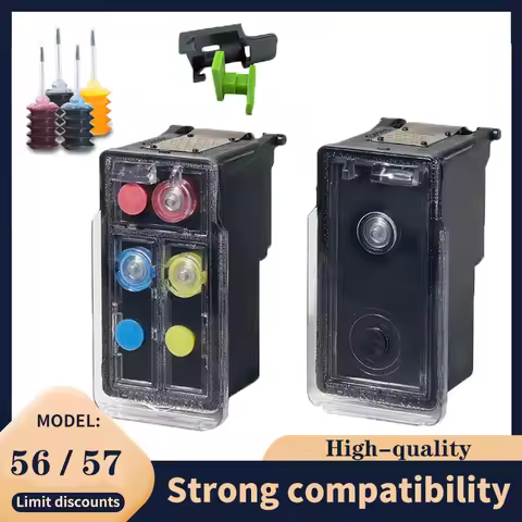 For HP56 HP57 Ink Cartridge for HP 56 XL 57 XL PSC 4200 1110 1205 1210 1215 1219 1315 1340 1350 2210