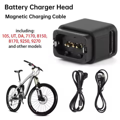 12-Speed Di2 Electric Bicycle Type-C Battery Charger Head Part w/Lanyard for SHIMANO EW-EC300 7170 8