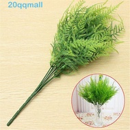 QQMALL Decorative Plant Flower Artificial Bushes Asparagus Fern Green