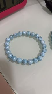 拉利瑪 水晶 手串 海紋石2條