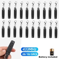♟ 433mhz Wireless Remote Control 433.92Mhz Receiver Module RF Transmitter Electric Cloning Gate Garage Door with Keychain for Home