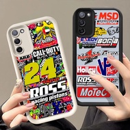 Casing for Samsung A10 A72 M07 F07 J2 M30S J4 J7 J6 A7 M21 Prime Plus Pro 5G Q-86 logo