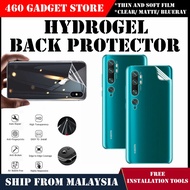 [Back] Xiaomi Mi 10T 5G/ Mi 10T Pro 5G/ Mi 10T Lite 5G/ Mi Note 10/ Mi Note 10 Pro Hydrogel Soft Back Protector