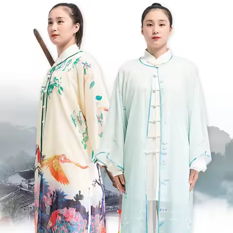 Tai Chi Veil Kung Fu Dress Martial Art Wushu Clothing Tai Chi Clothes One Piece 2025 New Style Only 