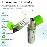 USB Rechargeable AA Batteries NI-MH 1.2V 1450mAh / AA Battery / AA Rechargeable Battery