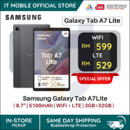 SAMSUNG GALAXY TAB A7 LITE l (4GB RAM+64G ROM) 8.7inches 2021 WIFI / 4G TABLET (SM-220) - 100% Original l 1 Year Warranty By SUMSUNG