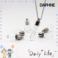 DAPHNE Wishing Bottle, Transparent Glass Ashes Holder Glass Bottle Necklace, DIY Keepsake Fillable M