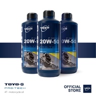 TOYO-G Protech SAE 20W-50 4-Stroke Motorcycle Semi Synthetic with Ester Engine Oil (1L)