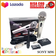SONY M96 Microphone Vocal Profesional Cable Mic Kabel dan Wireless Suara Mantap