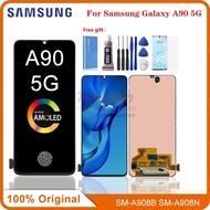 6.7";Original AMOLED For Samsung Galaxy A90 5G A908 A908N A9080 LCD Display Touch Screen Digitizer F