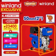 Wadfow by Winland 5.7HP High Pressure Cast Iron Diesel Water Pump 50mm(2inch)/3.5L WDW1A21C WAD-PT
