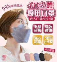 24H台灣出貨【4D立體醫用口罩】醫療口罩 醫療級KF94 口罩 醫療口罩臺灣製 魚型口罩 口罩醫療 魚嘴口罩 立體口罩