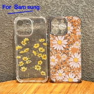 For Samsung casing Simple style flowers A26 A36 A56 A16 A15 5G A25 5G A35 5G A55 5G Casing Camera Pr