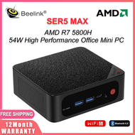 Beelink SER5 Max Mini PC AMD Ryzen 7 5800H 16G+500G SSD SER5 5560U 32G+1T Windows 11 Pro WiFi6 BT5.2 desktop computer for gaming office 12 Month warranty