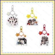 Thai boy bands BUS flower bell acrylic pendant key chain Heart Jungt Peemwasu Alan Copper