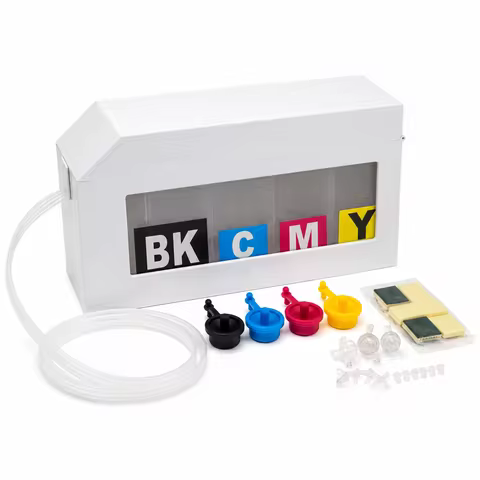 Printer CISS 4 Colors High Volume for Epson HP Canon Sublimation Pigment Dye Ink DIY For T3170 T3100