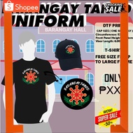 BARANGAY TANOD UNIFORM (T-SHIRT+CAP) LOWEST PRICE BUT GOOD QUALITY- AFFORDABLE